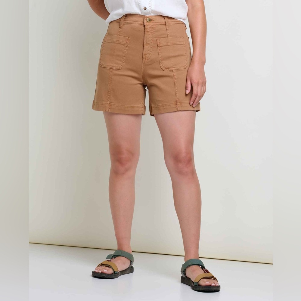 NWT Toad & Co Linden Canvas Short in Tabac